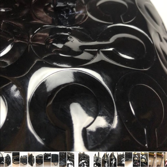 *SOLD*Coach Peyton Embossed Patent Crossbody Bag - Picture 3 of 16